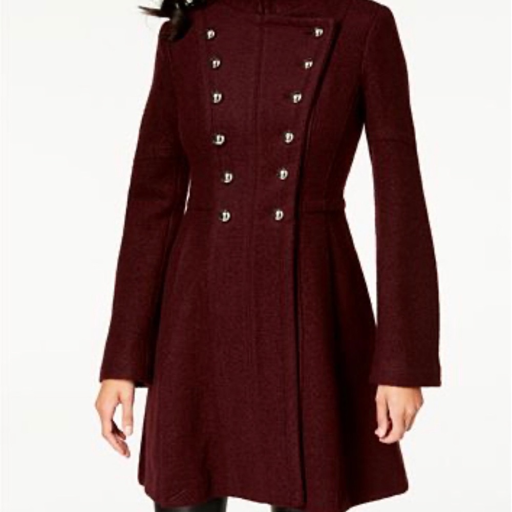 NWT Wine Guess Coat